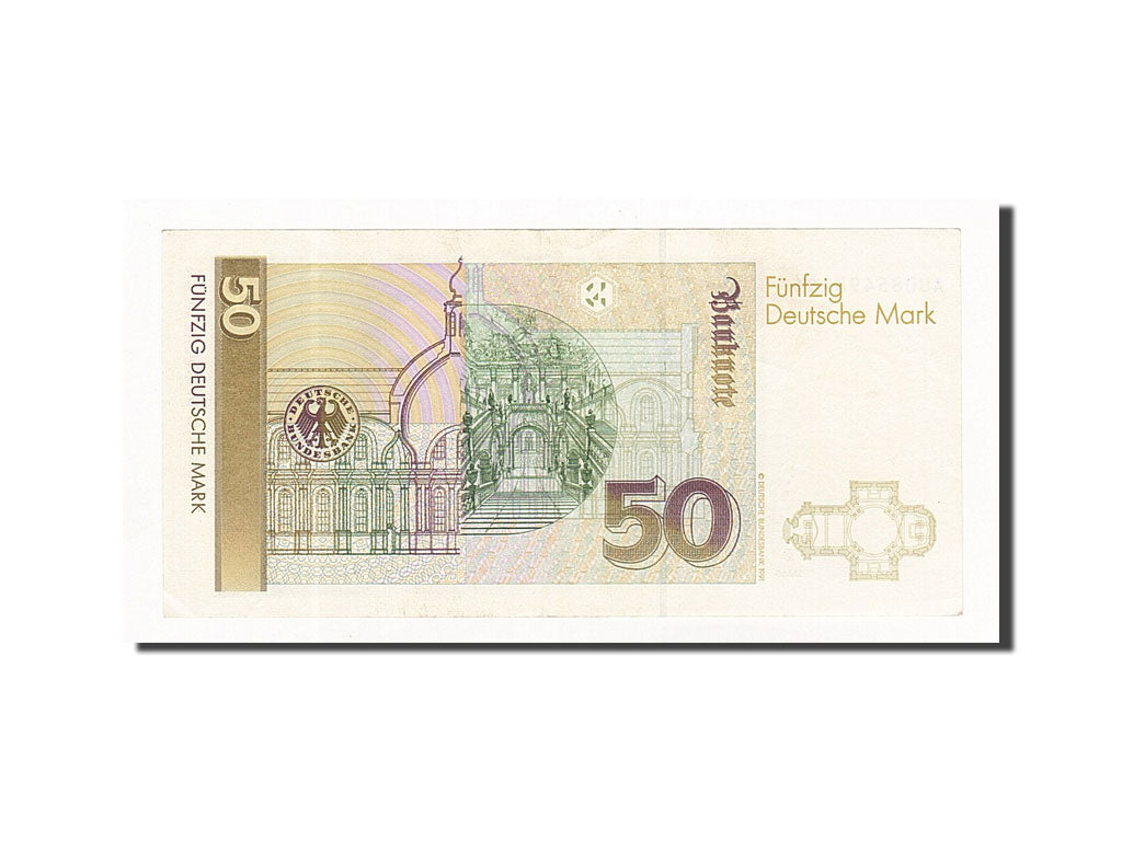 Geldschein, Bundesrepublik Deutschland, 50 Deutsche Mark, 1991, 1991-08-01
