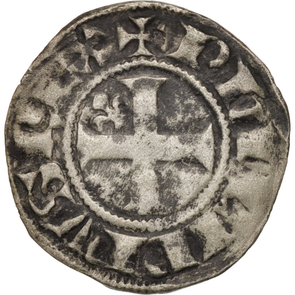 France, Philippe IV Le Bel, Double Tournois, EF(40-45), Billon, Duplessy:229