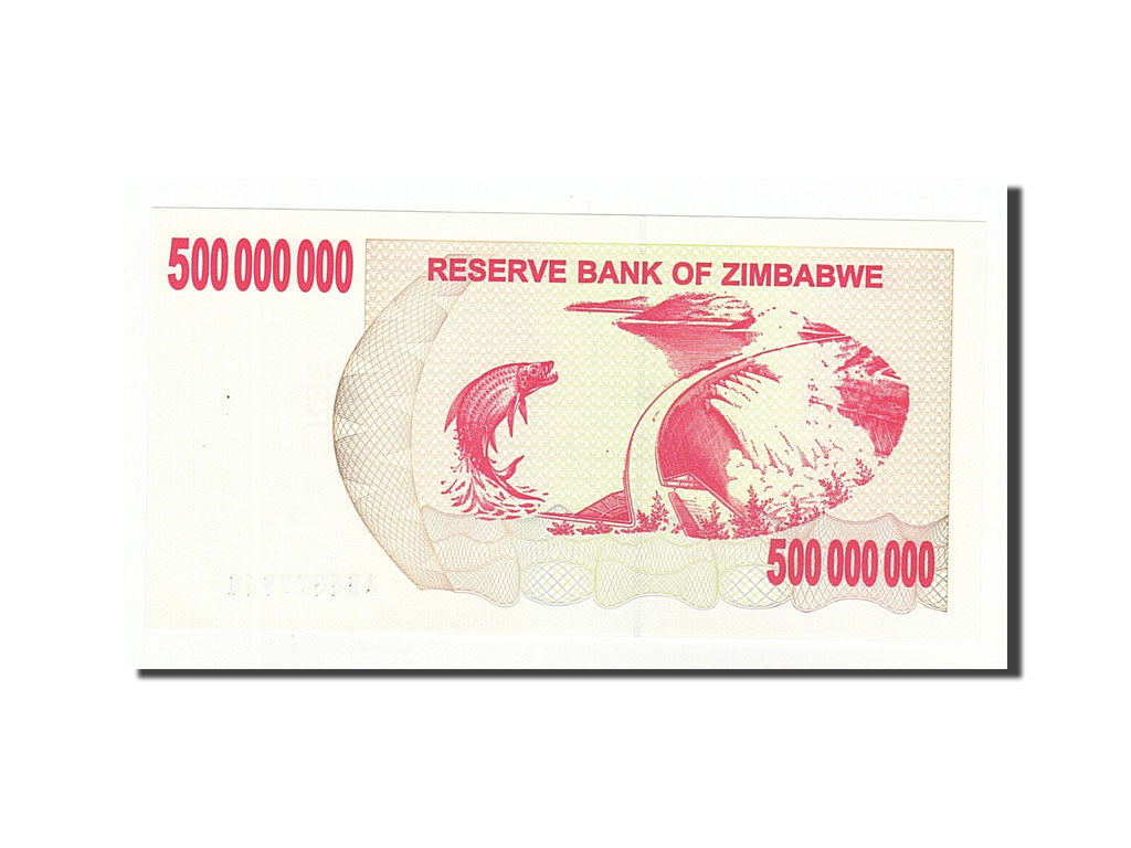 Simbabwe, 500 Million Dollars, KM:60, 2008-05-02, UNZ