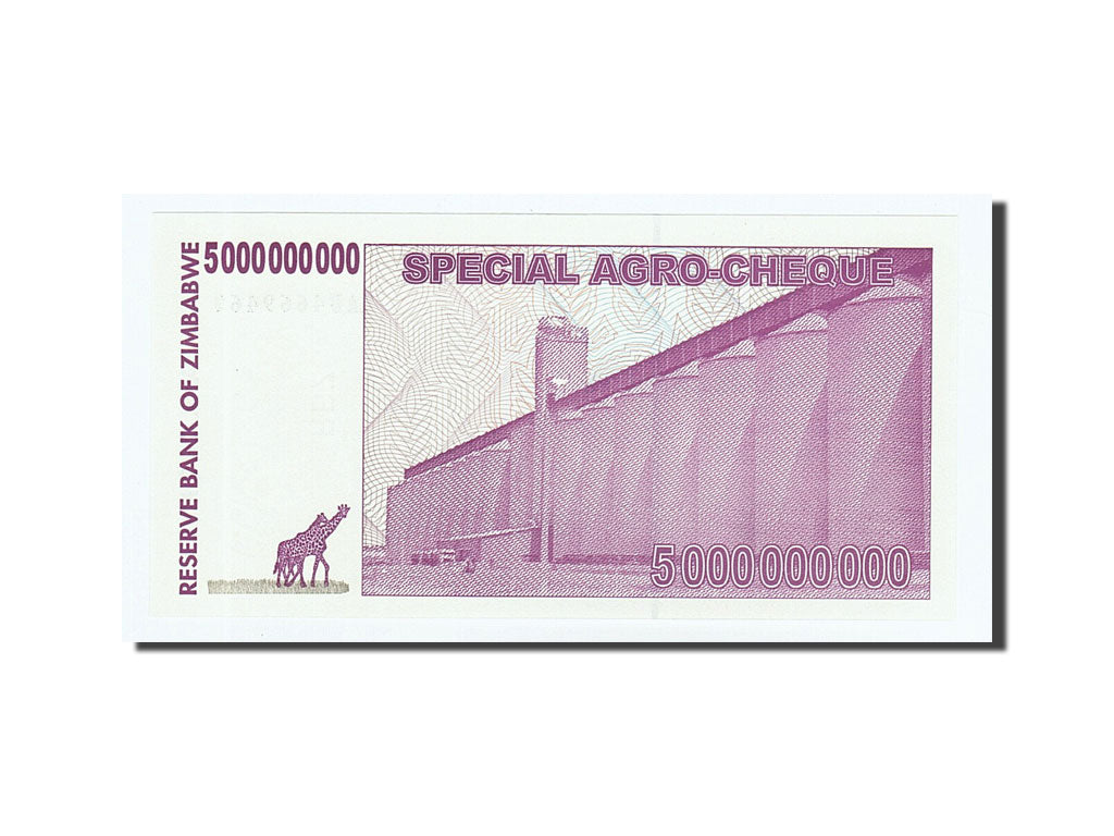 Zimbabwe, 5 Billion Dollars, 2008-05-15, KM:84, FDS