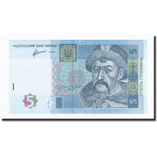 Geldschein, Ukraine, 5 Hryven, 2011, KM:118b, UNZ