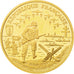 France, Franc Débarquement en Normandie, 1993, MS(63), Gold, KM:1015