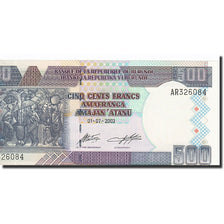 Biljet, Burundi, 500 Francs, 2003-07-01, KM:38c, NIEUW