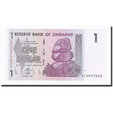Geldschein, Simbabwe, 1 Dollar, 2008-08-01, KM:65, UNZ