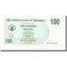 Geldschein, Simbabwe, 100 Dollars, 2006-08-01, KM:42, UNZ