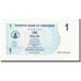 Billete, 1 Dollar, Zimbabue, KM:37, 2006-08-01, UNC
