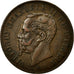 Coin, Italy, Vittorio Emanuele II, 2 Centesimi, 1867, Milan, EF(40-45), Copper