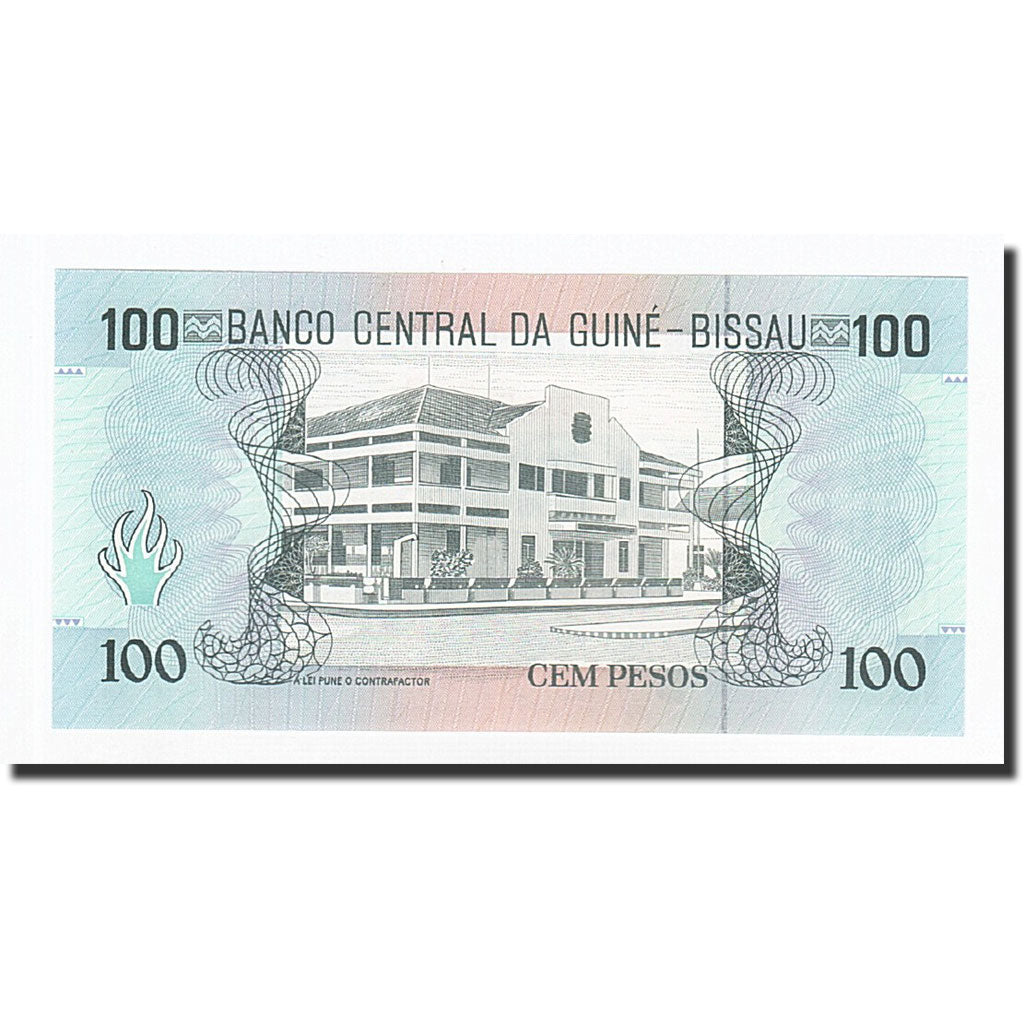Billet, Guinea-Bissau, 100 Pesos, 1942, Undated, KM:11, SPL+