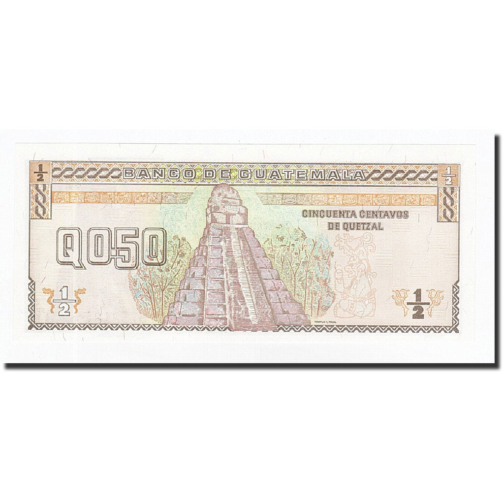 Banconote, Guatemala, 1/2 Quetzal, KM:98, 1998-01-09, FDS