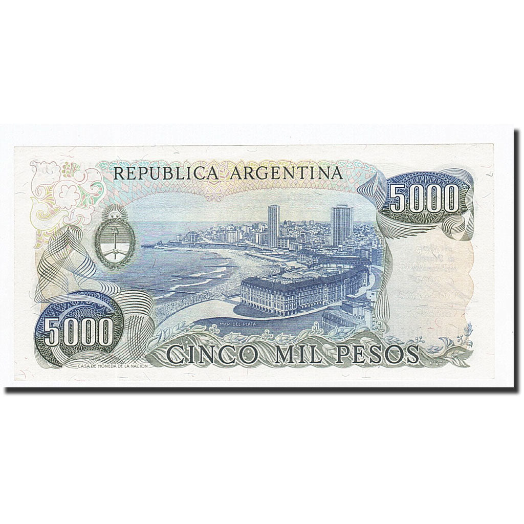 Banknote, Argentina, 5000 Pesos, Undated (1977-1983), KM:305b, UNC(65-70)