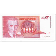Banknote, Yugoslavia, 1000 Dinara, 1992, KM:114, UNC(65-70)