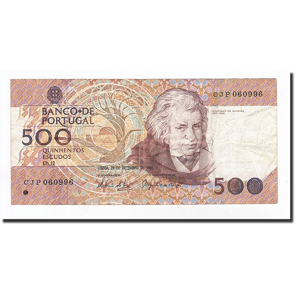 Banconote, Portogallo, 500 Escudos, 1994, KM:180g, 1994-09-29, BB+