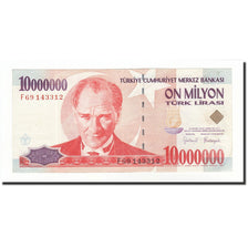 Billete, 10,000,000 Lira, 1999, Turquía, KM:214, SC