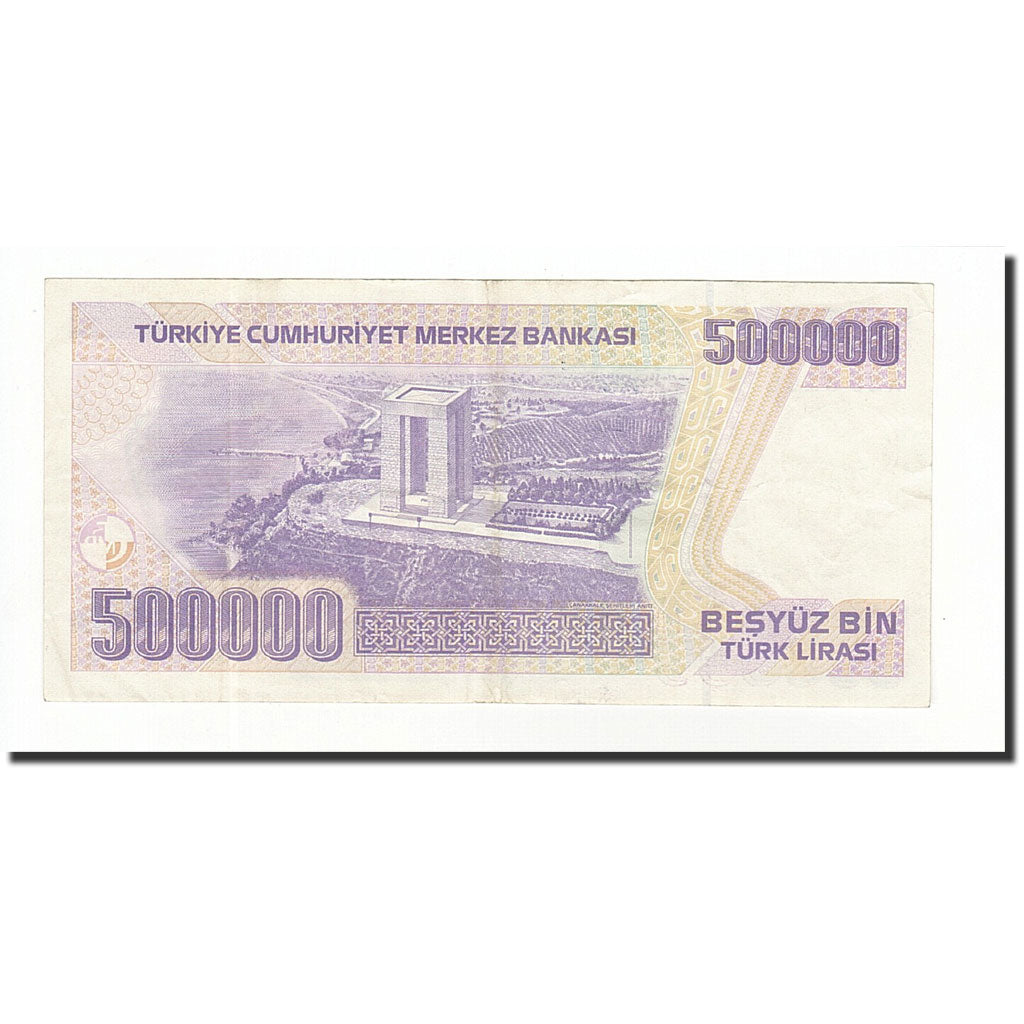 Geldschein, Türkei, 500,000 Lira, 1998, KM:212, VZ+