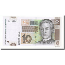 Banknot, Chorwacja, 10 Kuna, 2001, 2001-03-07, KM:38, UNC(64)