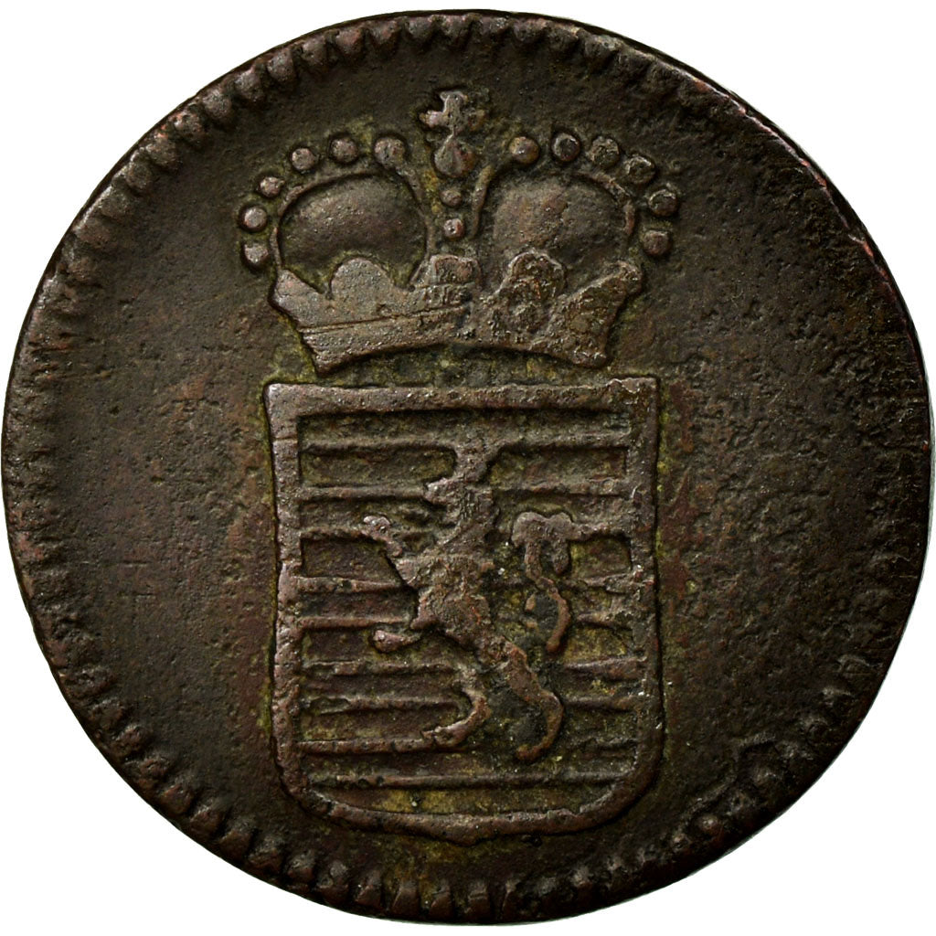 Coin, Luxembourg, Maria Theresa, 1/8 Sol, 1775, Brussels, EF(40-45), Copper
