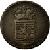 Münze, Luxemburg, Maria Theresa, 1/8 Sol, 1775, Brussels, SS, Kupfer, KM:5