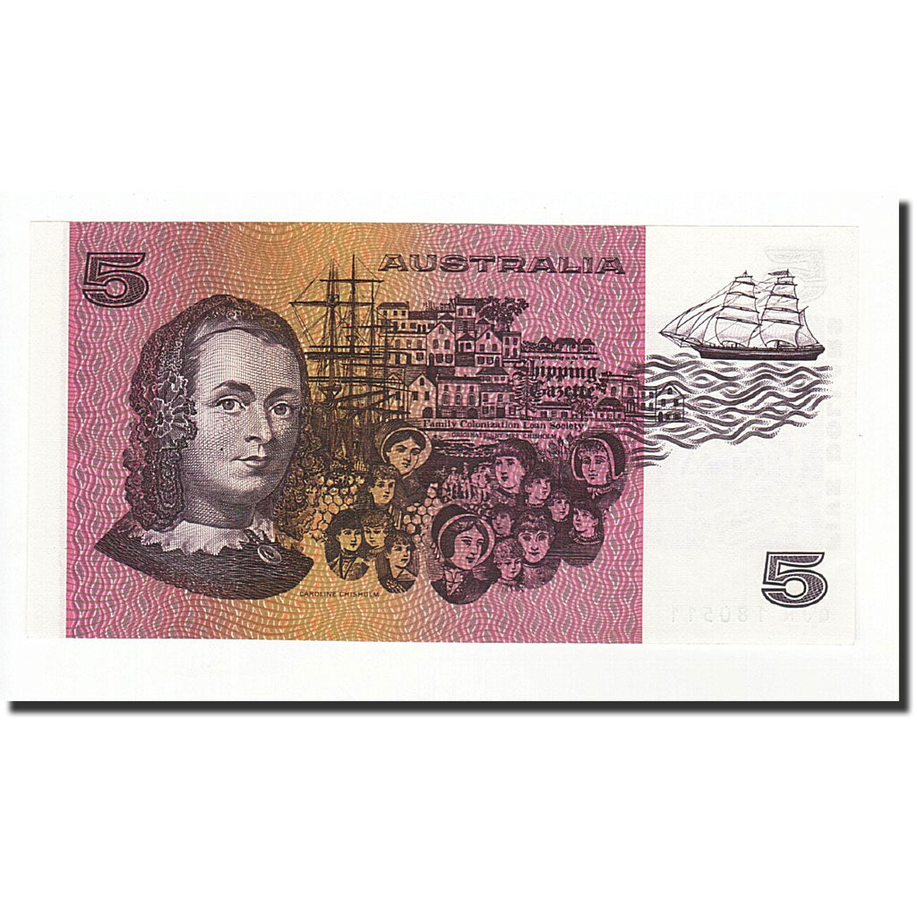 Banconote, Australia, 5 Dollars, 1974-91, KM:44g, 1991, SPL+
