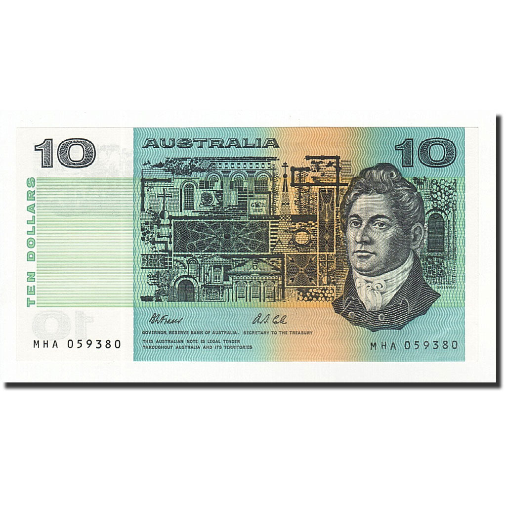 Banknote, Australia, 10 Dollars, 1974-91, 1991, KM:45g, UNC(65-70)