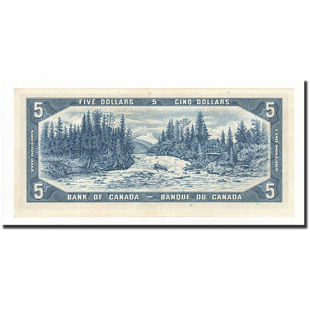 Canada, 5 Dollars, 1961-72, KM:77b, UNC(64)