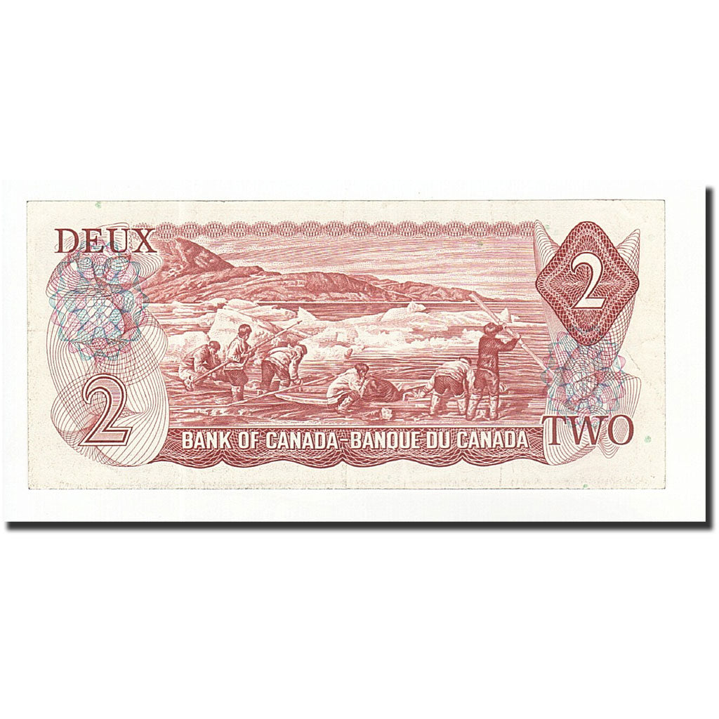 Biljet, Canada, 2 Dollars, 1974, KM:86a, SPL