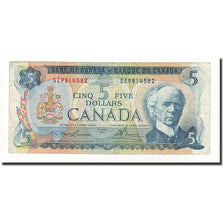 Canadá, 5 Dollars, 1972, KM:87b, BC+