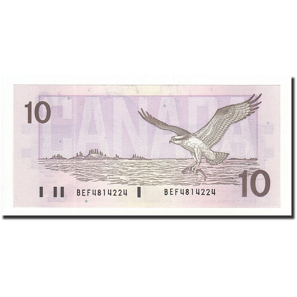 Billete, 10 Dollars, 1989, Canadá, KM:96b, UNC