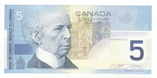 Geldschein, Kanada, 5 Dollars, 2002, KM:101b, UNZ