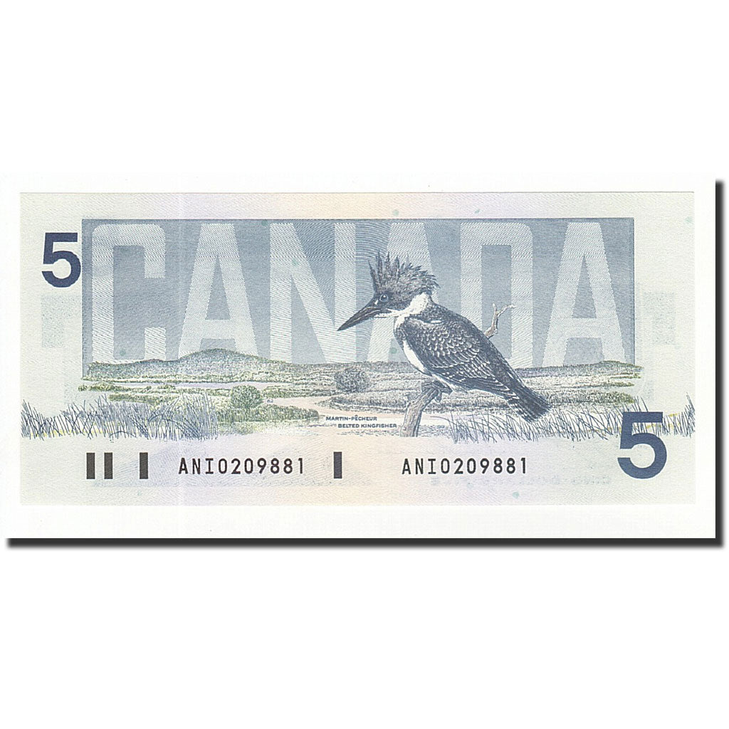 Kanada, 5 Dollars, 1986, KM:95d, UNZ