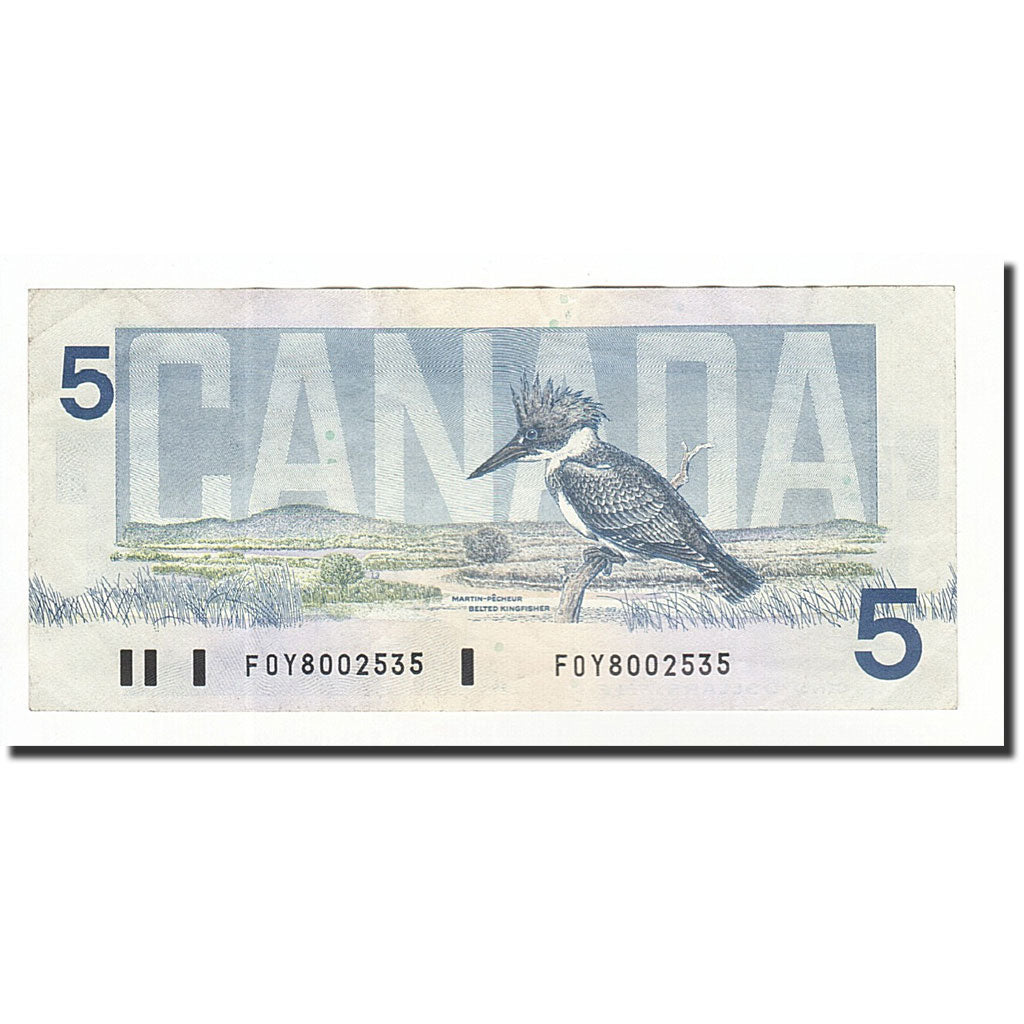 Canada, 5 Dollars, 1986, KM:95b, AU(50-53)