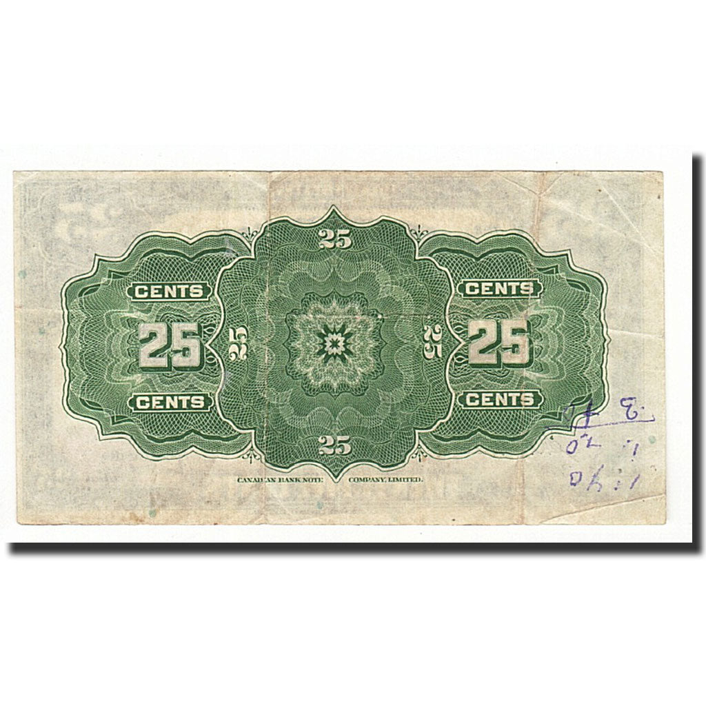 Geldschein, Kanada, 25 Cents, 1923, 1923-07-02, KM:11b, S