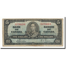 Canada, 5 Dollars, 1937, KM:60b, 1937-01-02, B