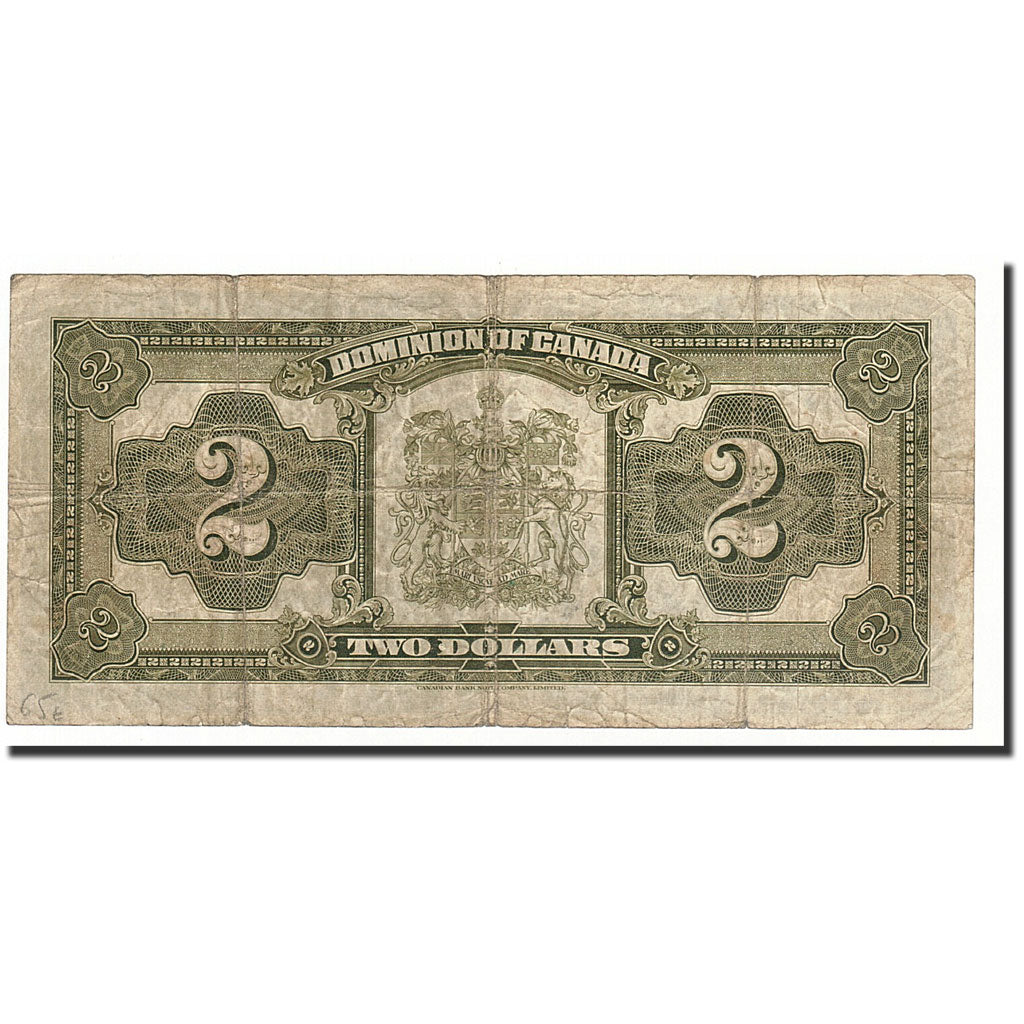 Geldschein, Kanada, 2 Dollars, 1923, 1923-06-23, KM:34g, SGE