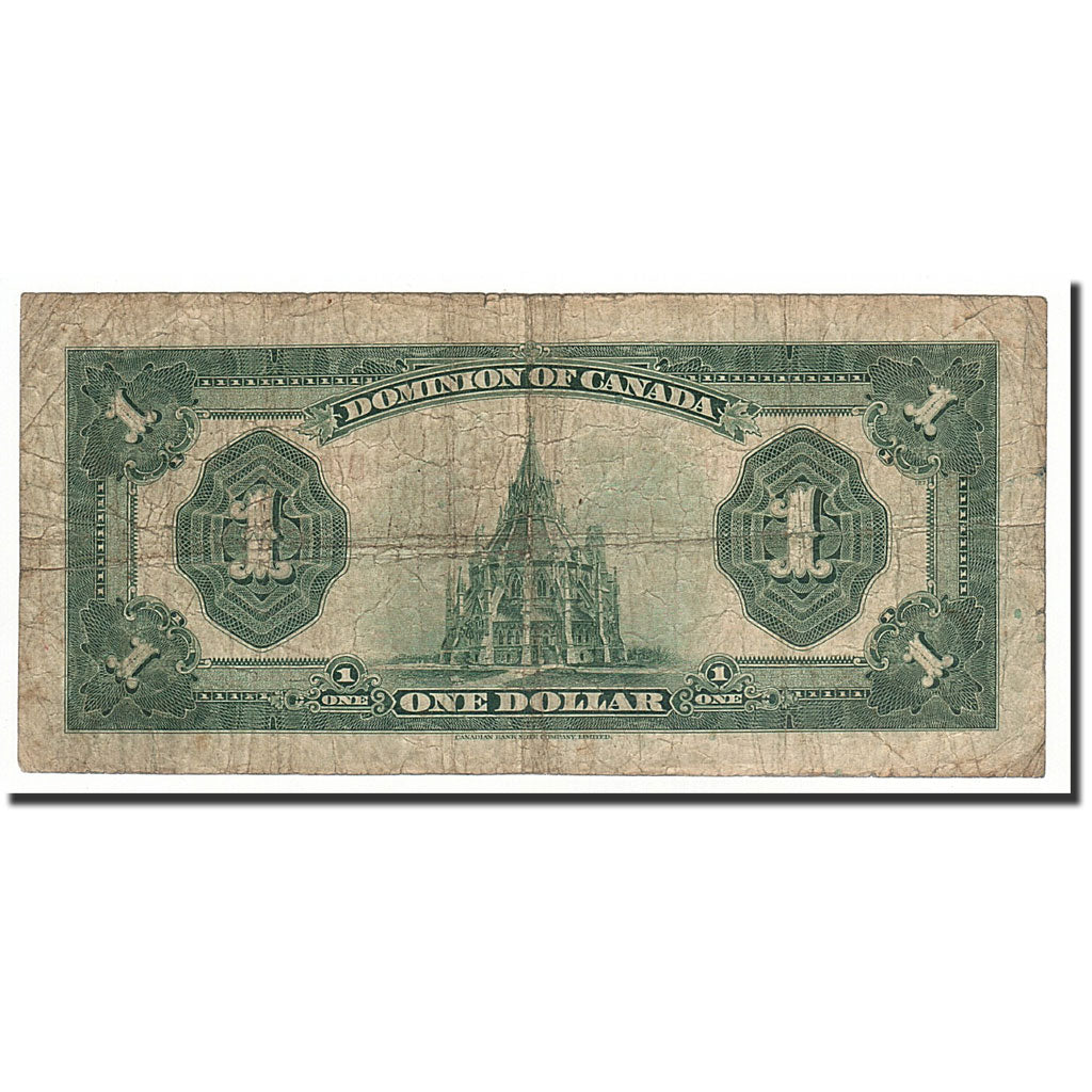 Canada, 1 Dollar, 1923, KM:33n, 1923-07-02, B
