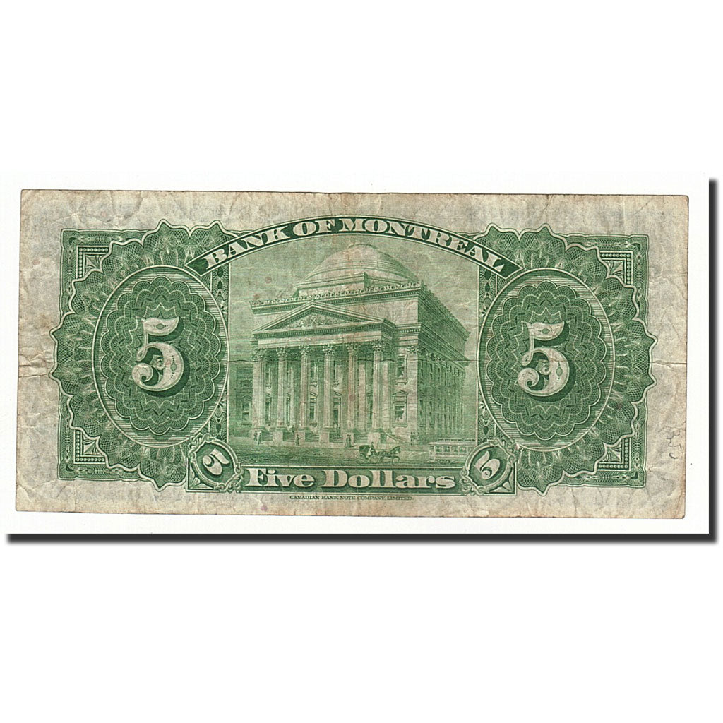 Canada, 5 Dollars, 1935, 1935-01-02, KM:S558a, VG(8-10)
