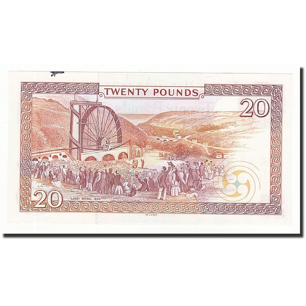 Banconote, Isola di Man, 20 Pounds, Undated (2000), KM:45b, SPL