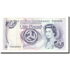 Isola di Man, 1 Pound, KM:40b, SPL