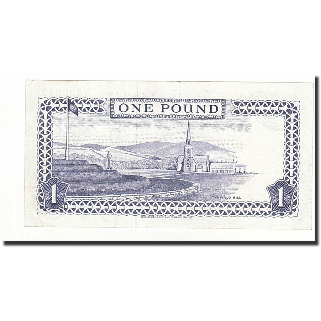 Isola di Man, 1 Pound, KM:40b, SPL