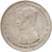 Thailand, Rama V, Baht, 1905, EF(40-45), Silver, KM:34a