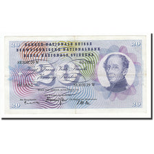 Banconote, Svizzera, 20 Franken, 1961, KM:46i, 1961-10-26, MB