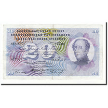 Banknote, Switzerland, 20 Franken, 1963, 1963-03-28, KM:46j, VG(8-10)