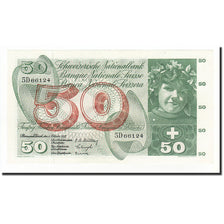 Banconote, Svizzera, 50 Franken, KM:47b, 1957-10-04, SPL