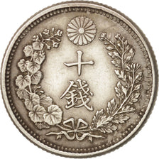 Japan, Mutsuhito, 10 Sen, 1905, EF(40-45), Silver, KM:23