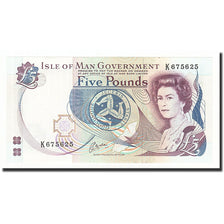 Banknote, Isle of Man, 5 Pounds, Undated (1983- ), KM:41b, UNC(64)