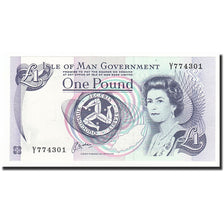 Billet, Isle of Man, 1 Pound, Undated (1983), KM:40b, NEUF