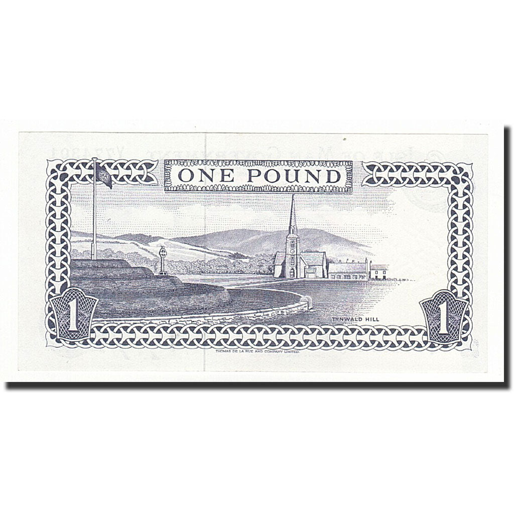 Billet, Isle of Man, 1 Pound, Undated (1983), KM:40b, NEUF