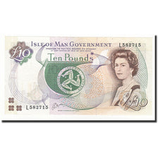 Billet, Isle of Man, 10 Pounds, Undated (1983), KM:42, SPL