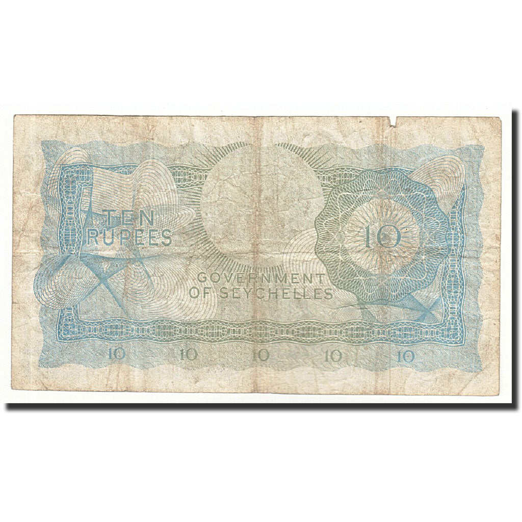 Seychelles, 10 Rupees, 1974, 1974-01-01, KM:15b, TB
