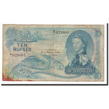 Seychelles, 10 Rupees, 1968, 1968-01-01, KM:15a, B+