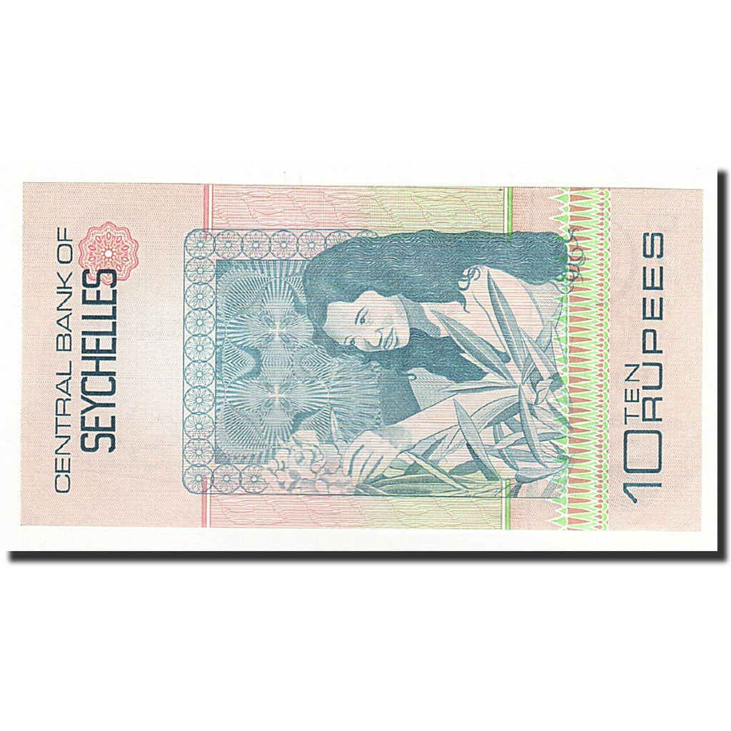 Banconote, Seychelles, 10 Rupees, Undated (1983), KM:28a, FDS